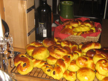 Årets skörd av lussekatter