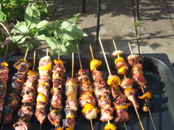 Goda, mycket goda, grillspett! 