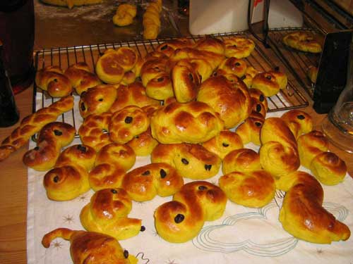 Lussebaket med efterföljande glögg- och lussekattsfest